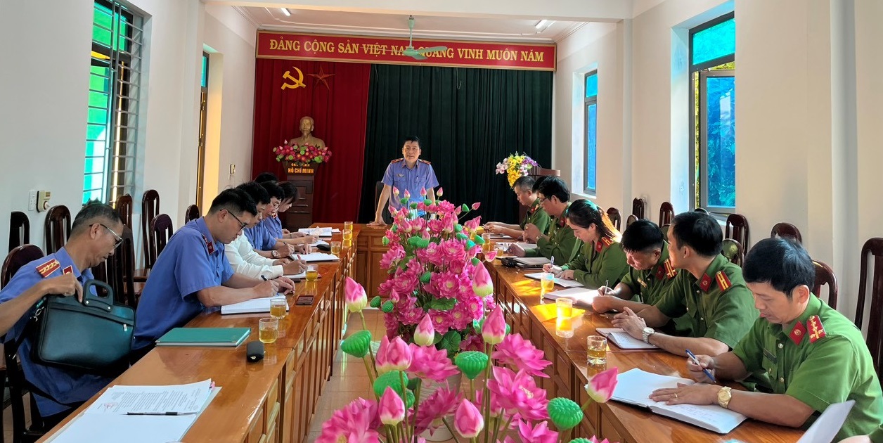 Viện kiểm sát nhân dân tỉnh Lai Châu trực tiếp kiểm sát đột xuất tại Trại tạm giam Công an tỉnh