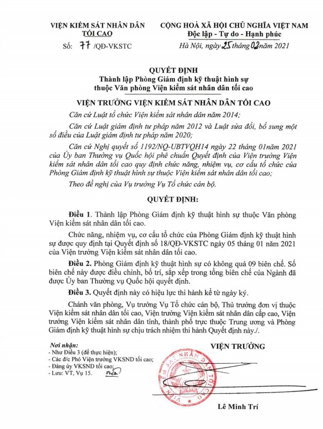 Điểm mới đáng lưu ý trong Luật sửa đổi, bổ sung một số điều của Luật giám định tư pháp năm 2020.