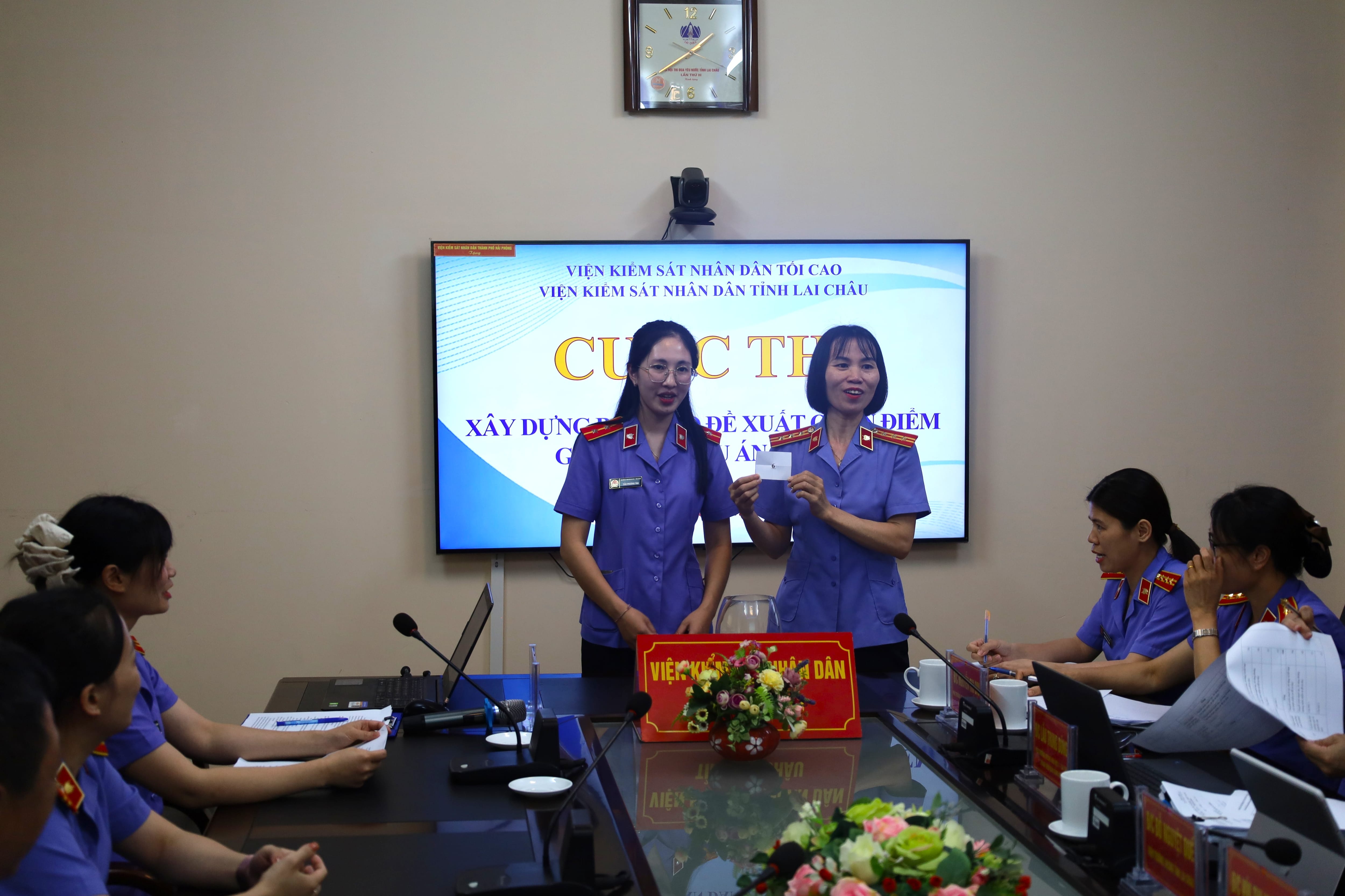 VKSND tỉnh Lai Châu tổ chức thành công cuộc thi Xây dựng báo cáo đề xuất quan điểm giải quyết vụ án dân sự năm 2026