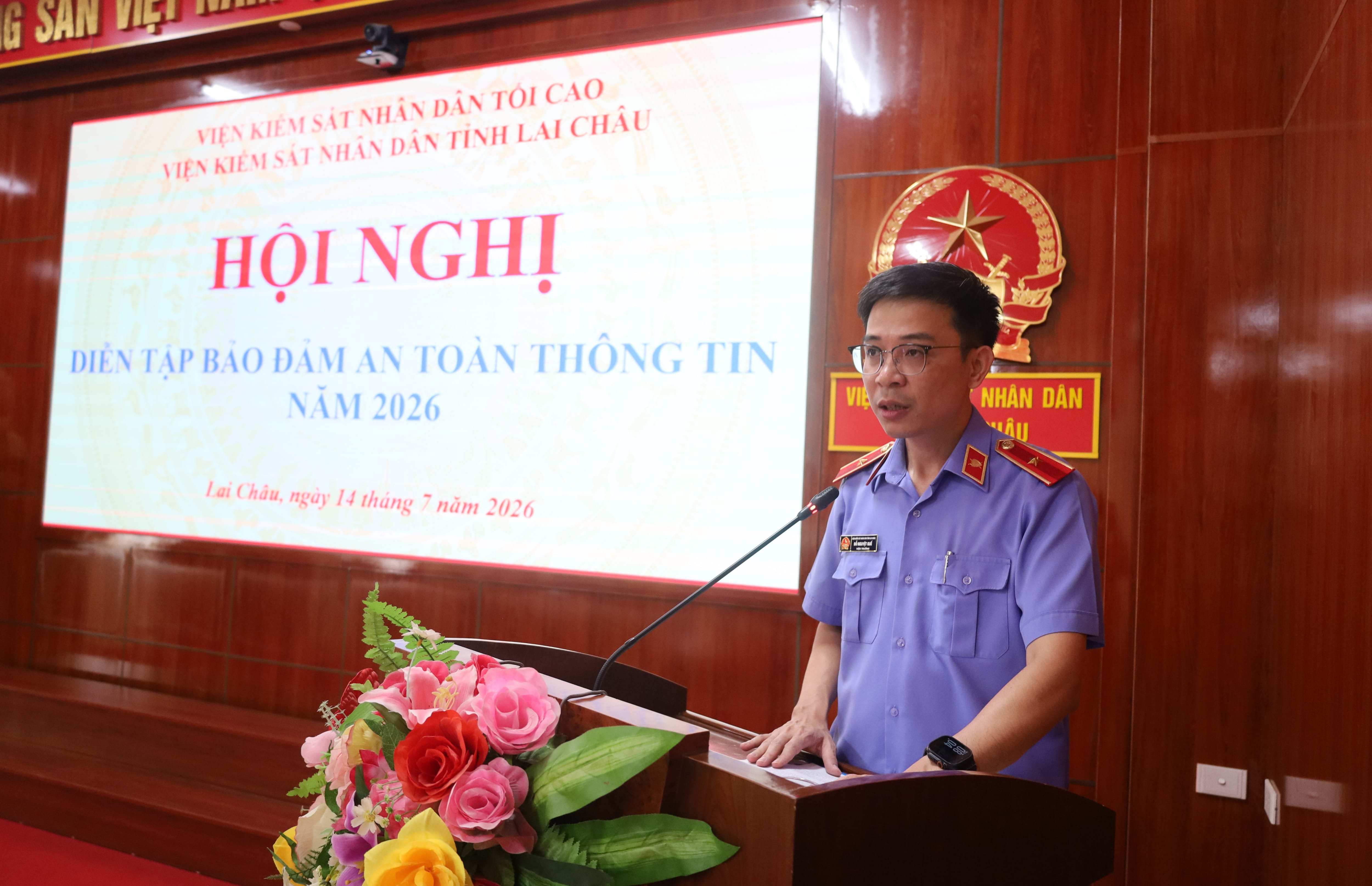 VKSND tỉnh Lai Châu tổ chức diễn tập bảo đảm an toàn thông tin năm 2026