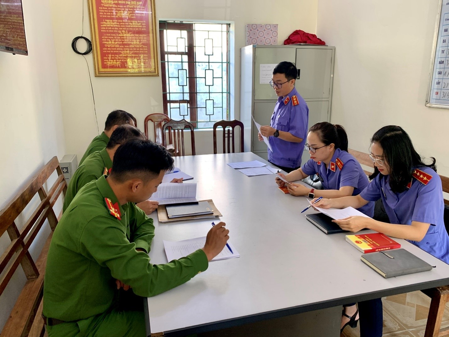 Trực tiếp kiểm sát tại Nhà tạm giữ, Công an thành phố Lai Châu