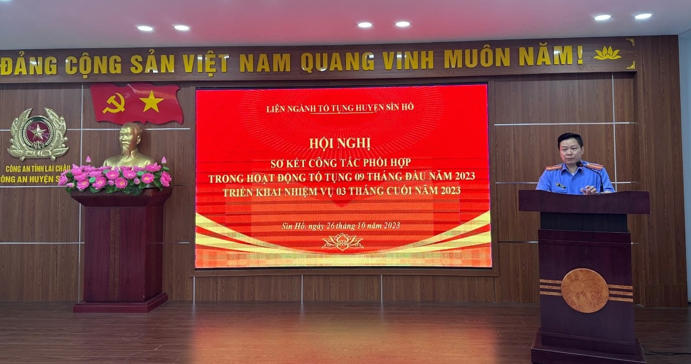 Hội nghị giao ban liên ngành tố tụng 9 tháng đầu năm 2023