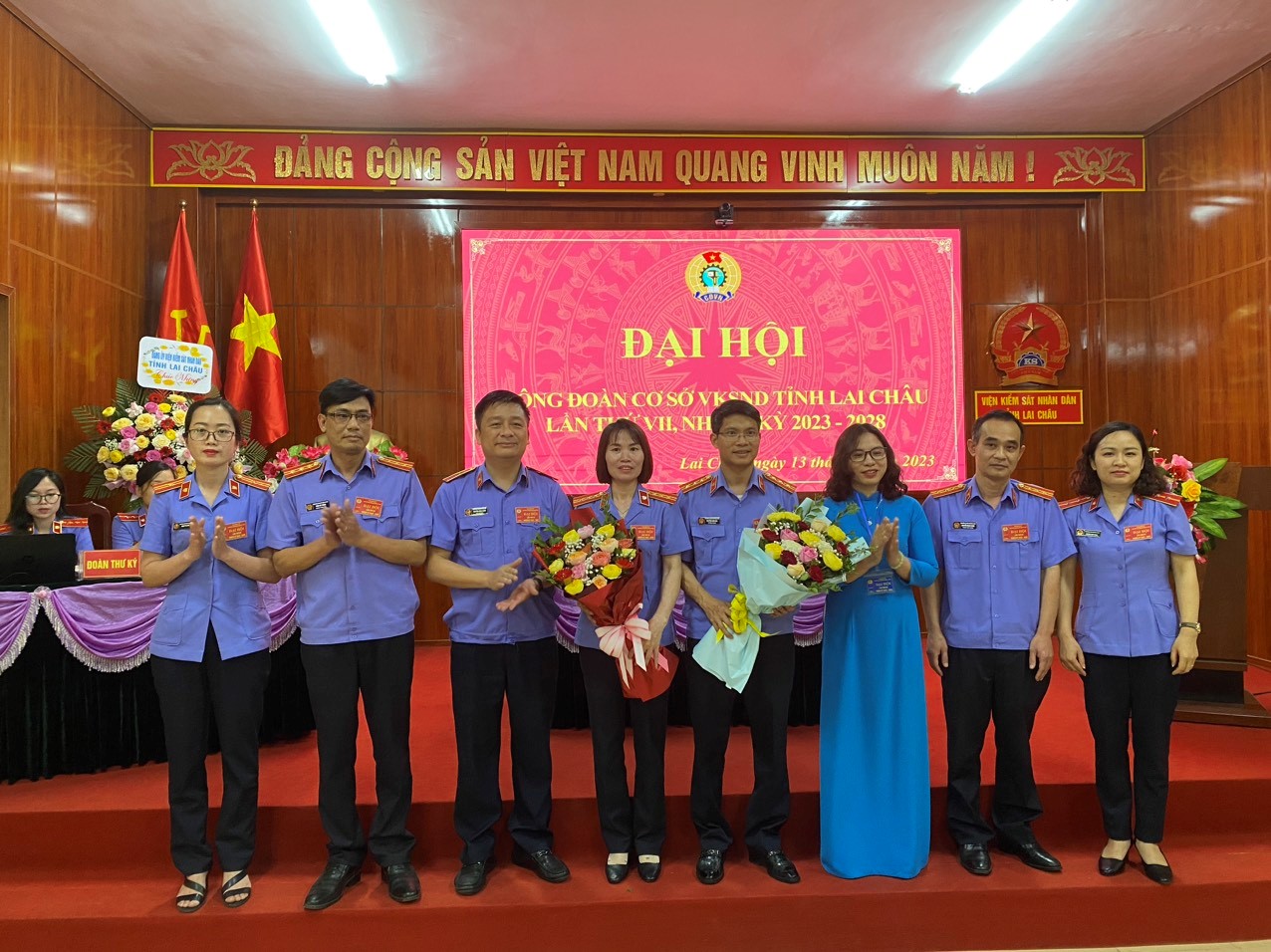 Công đoàn cơ sở VKSND tỉnh Lai Châu tổ chức thành công Đại hội Công đoàn lần thứ VII, nhiệm kỳ 2023 - 2028