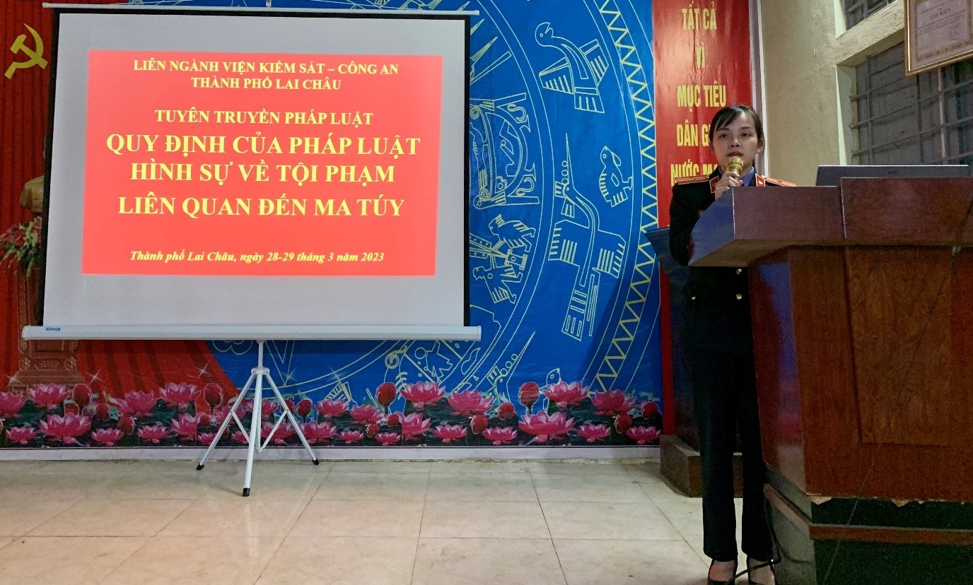Viện kiểm sát nhân dân thành phố Lai Châu tăng cường công tác tuyên truyền, phổ biến giáo dục pháp luật