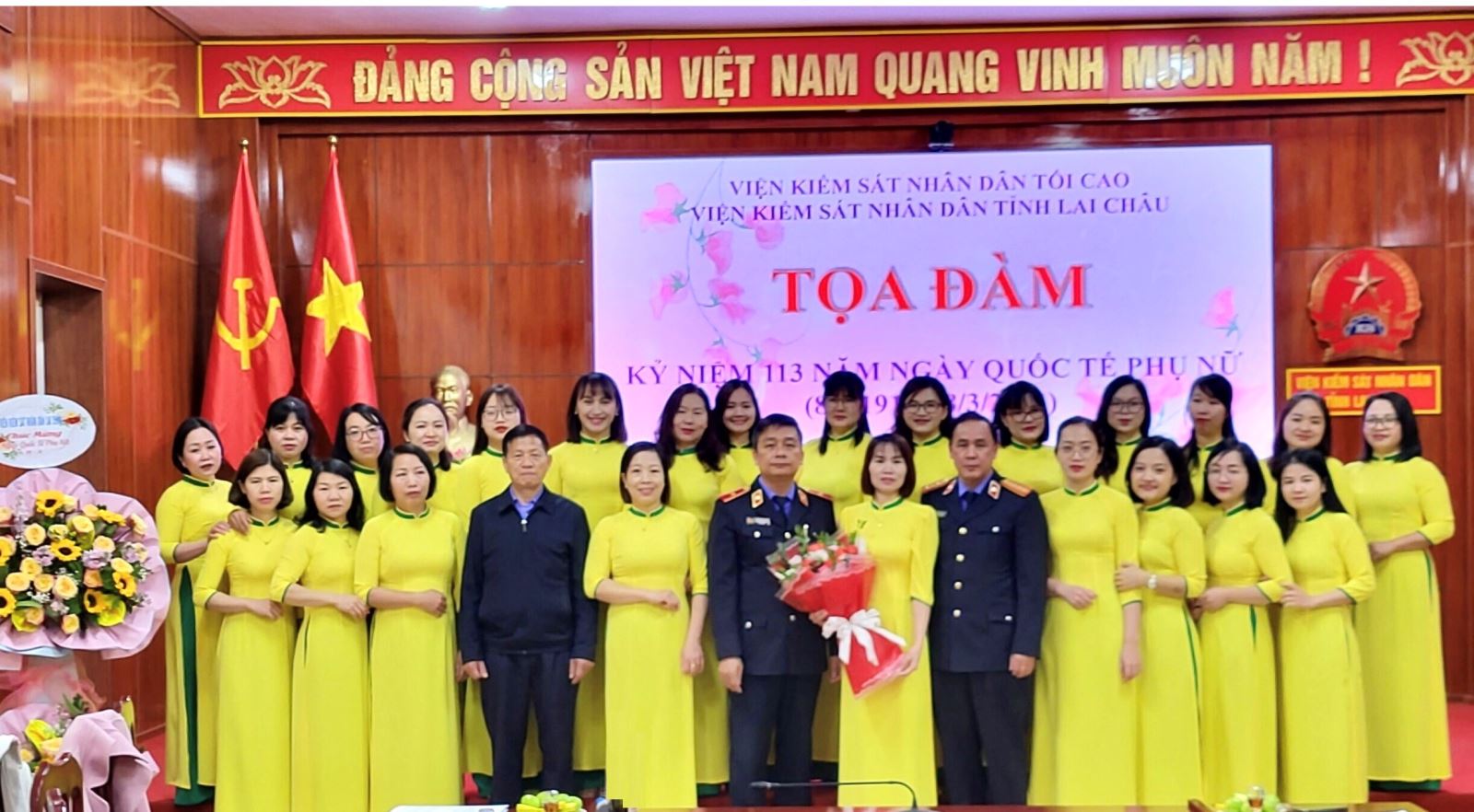 Công đoàn cơ sở VKSND tỉnh Lai Châu tổ chức kỷ niệm 113 năm ngày Quốc tế Phụ nữ
