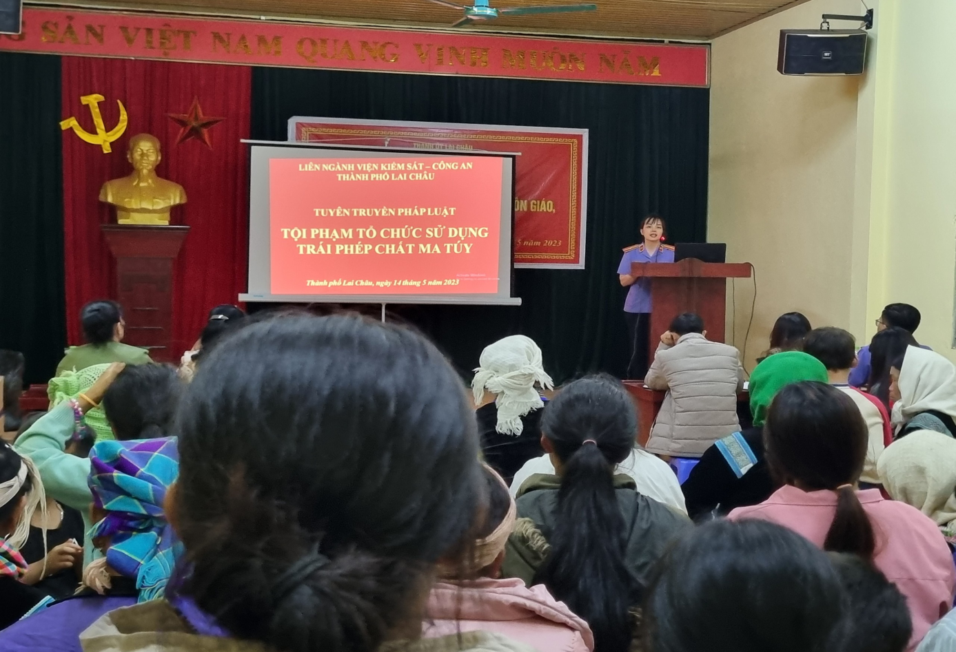 Viện kiểm sát nhân dân thành phố Lai Châu phối hợp tuyên truyền, phổ biến giáo dục pháp luật