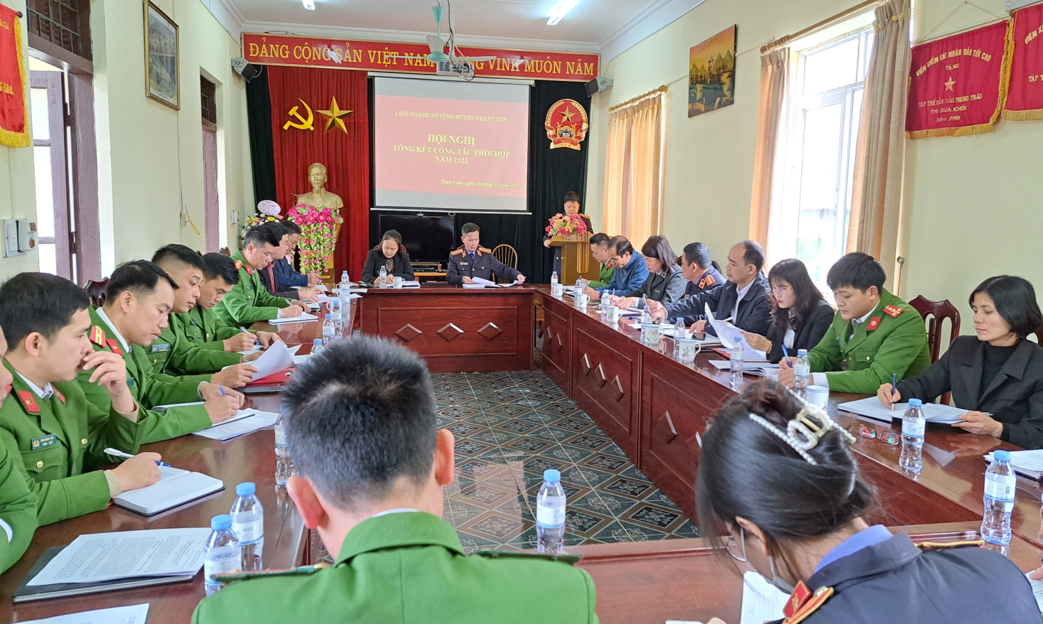 Tổng kết công tác phối hợp liên ngành tố tụng huyện Than Uyên