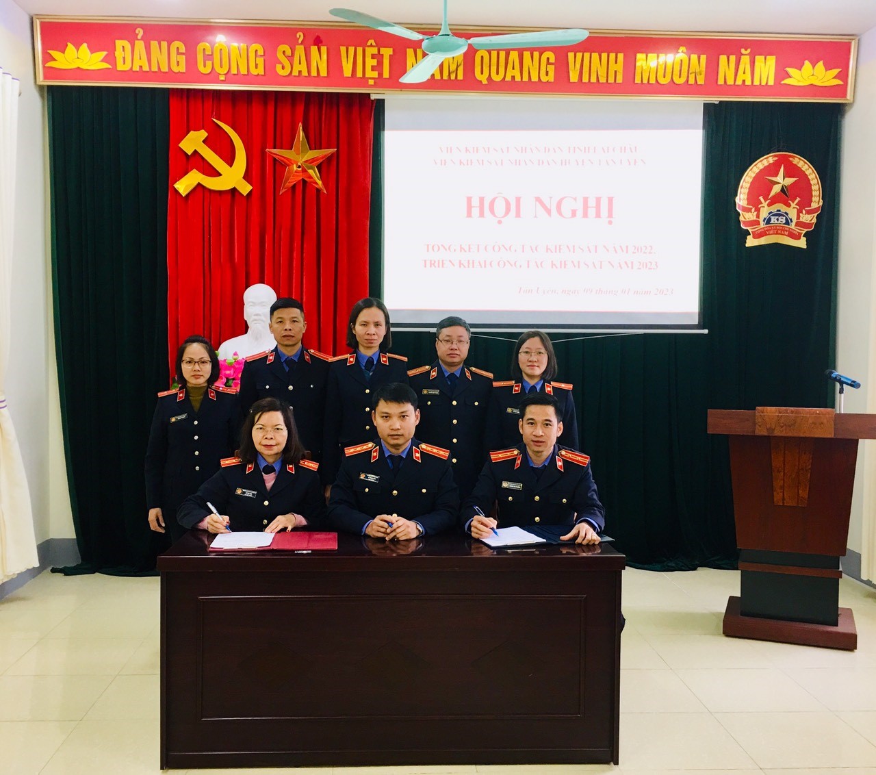 Viện kiểm sát nhân dân huyện Tân Uyên tổ chức Hội nghị triển khai công tác năm 2023