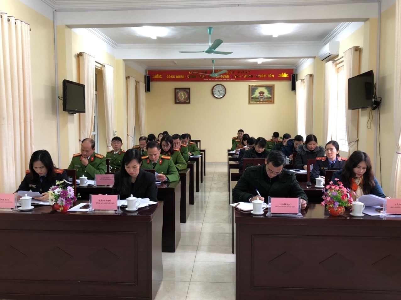 Liên ngành các cơ quan tố tụng thành phố Lai Châu tổng kết công tác phối hợp năm 2022, triển khai công tác phối hợp năm 2023