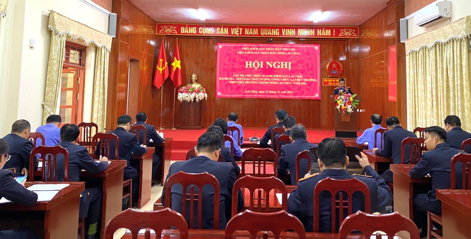 VKSND tỉnh Lai Châu tổ chức Hội nghị cán bộ chủ chốt năm 2022
