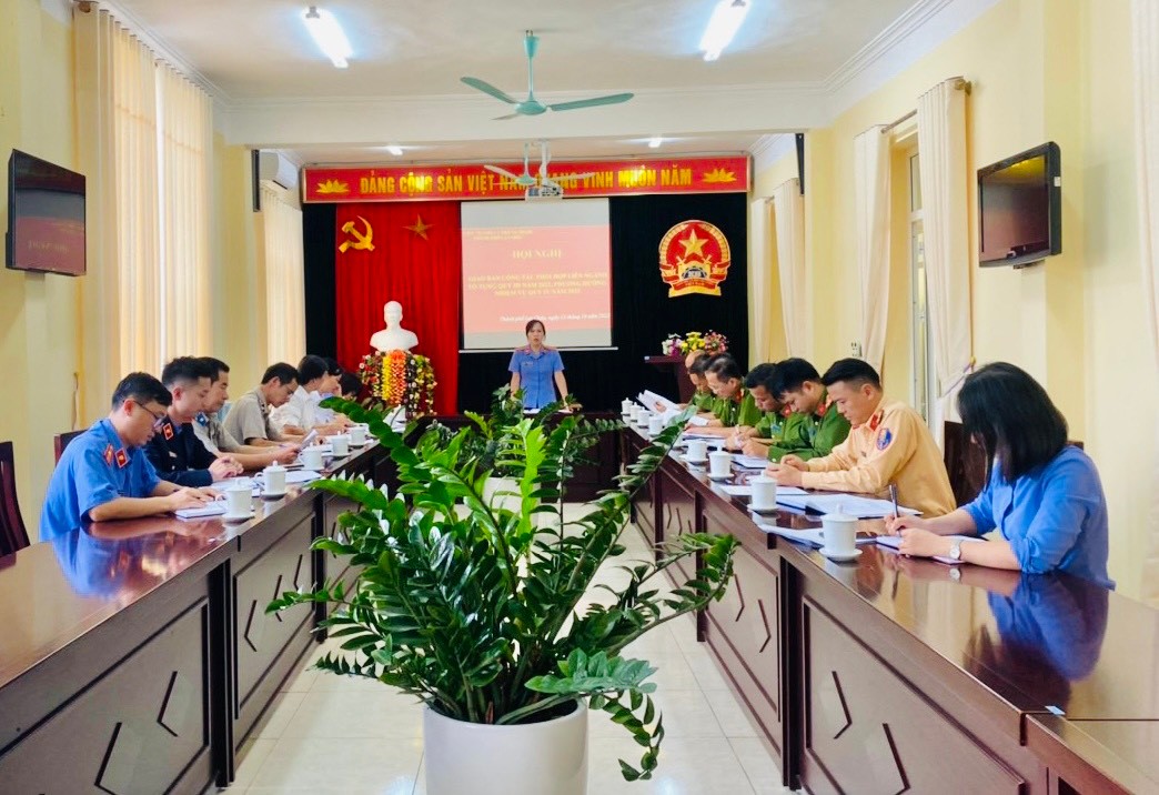 VKSND thành phố Lai Châu tổ chức Hội nghị giao ban công tác phối hợp liên ngành quý III năm 2022