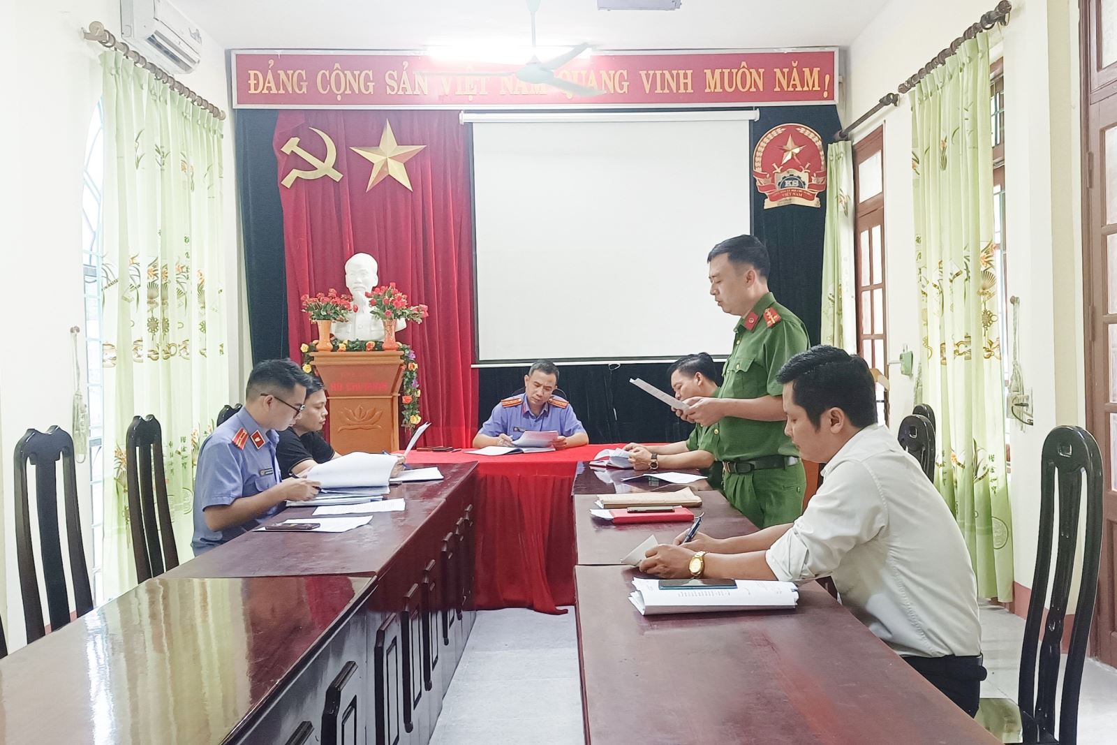 Rút kinh nghiệm tại liên ngành tố tụng huyện Mường Tè