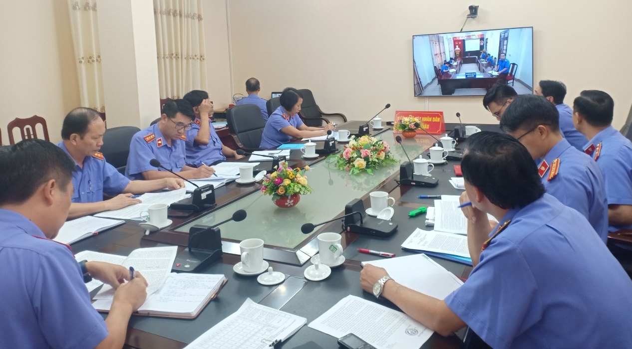 VKSND tỉnh Lai Châu tổ chức Hội nghị giao ban công tác 9 tháng năm 2022