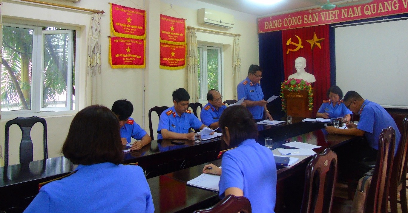 Viện kiểm sát nhân dân tỉnh Lai Châu kiểm tra công tác phòng, chống tham nhũng tại Viện kiểm sát nhân dân các huyện Phong Thổ, Mường Tè