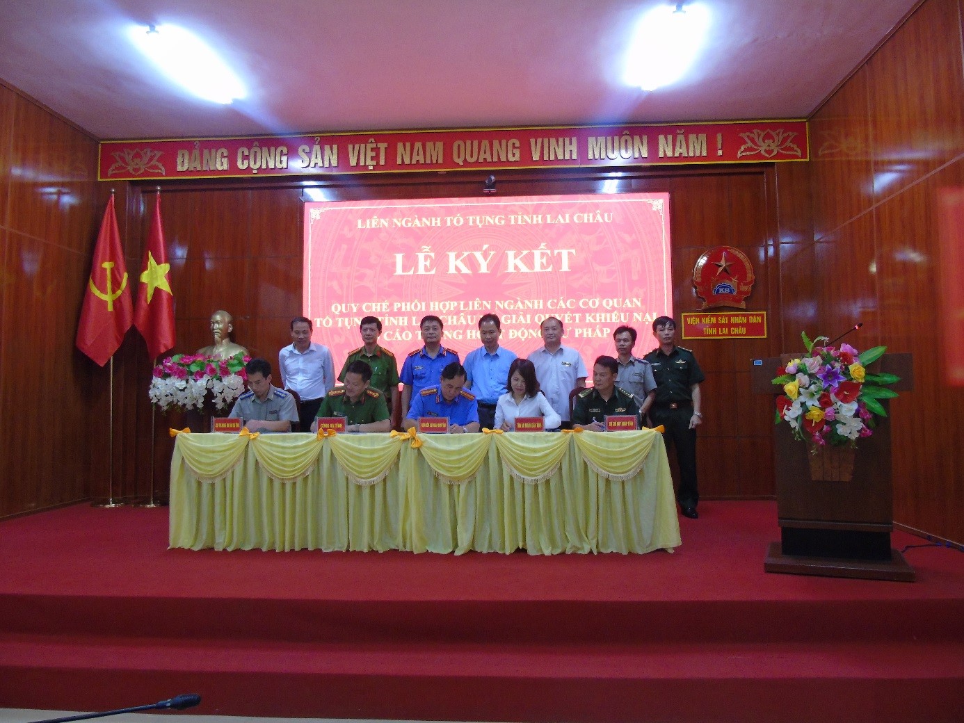 VKSND tỉnh Lai Châu tổ chức Lễ ký Quy chế phối hợp liên ngành trong công tác giải quyết khiếu nại, tố cáo trong hoạt động tư pháp