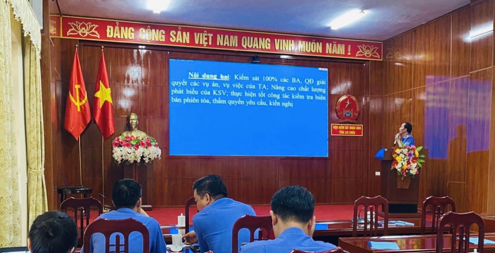 Viện kiểm sát nhân dân tỉnh Lai Châu tổ chức Hội nghị tập huấn nghiệp vụ chuyên sâu đợt I năm 2022