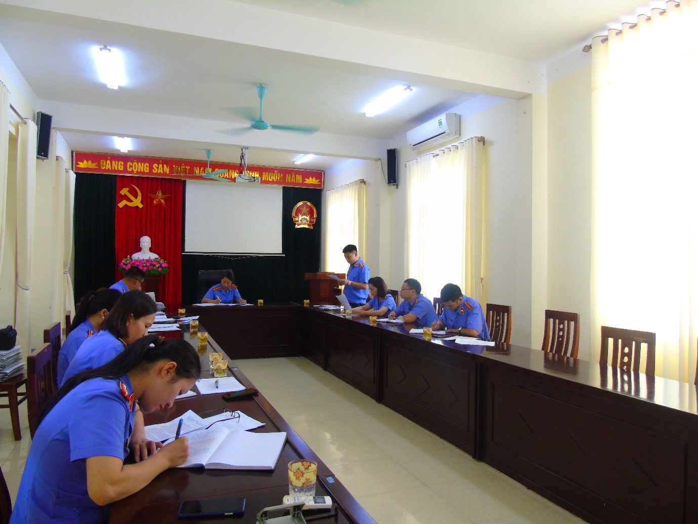Kiểm tra việc thực hiện Kết luận thanh tra năm 2021 của Viện trưởng Viện kiểm sát nhân dân tỉnh Lai Châu tại VKSND huyện Tân Uyên