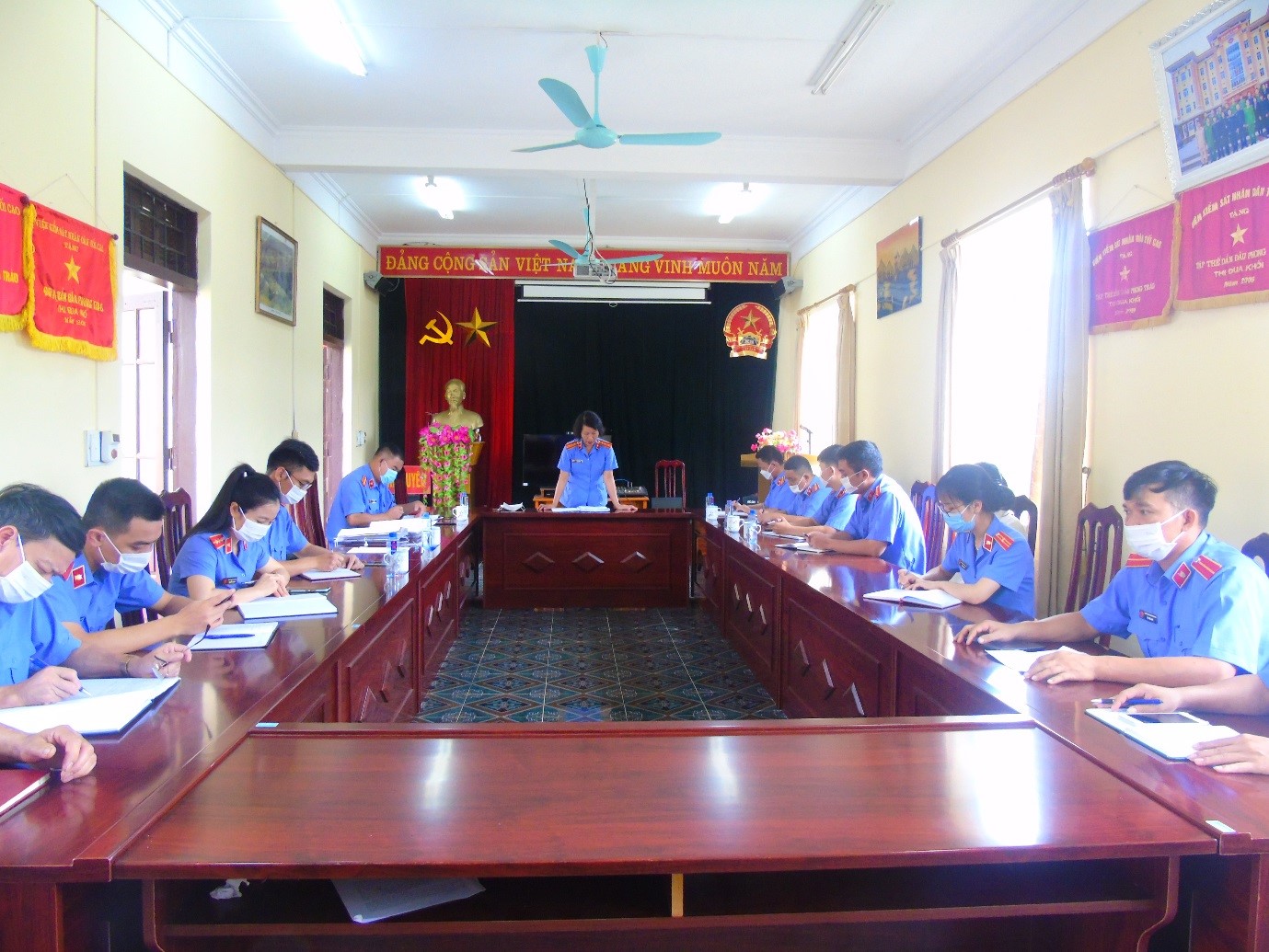 Ban chỉ đạo Quy chế dân chủ VKSND tỉnh Lai Châu kiểm tra việc thực hiện Kết luận kiểm tra thực hiện Quy chế dân chủ tại VKSND huyện Than Uyên