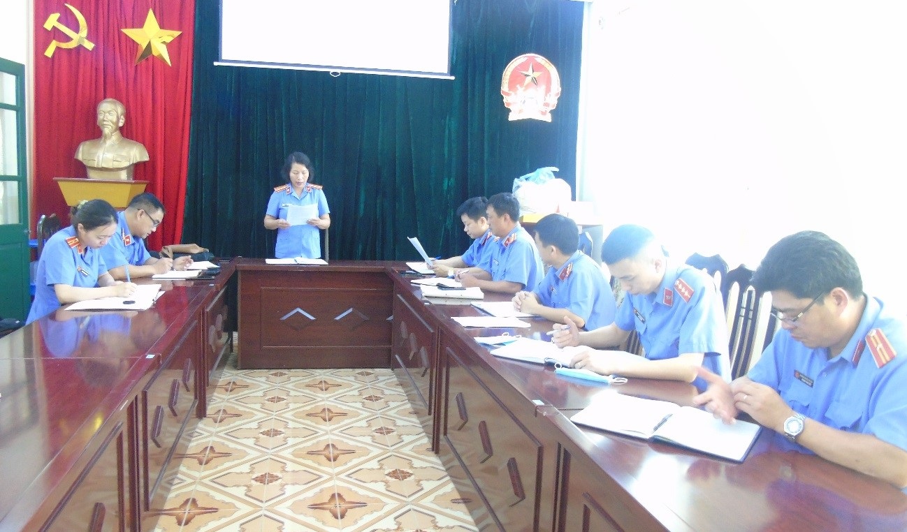 Công bố Kết luận thanh tra việc chấp hành pháp luật, quy chế nghiệp vụ trong công tác Thực hành quyền công tố, kiểm sát đình chỉ, tạm đình chỉ án hình sự tại Viện kiểm sát nhân dân huyện Sìn Hồ