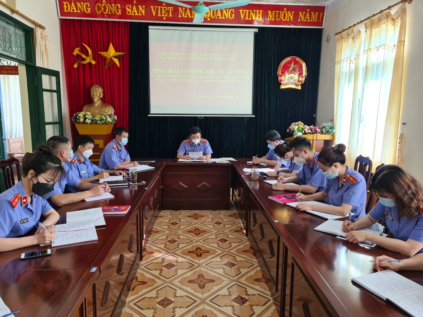 Viện kiểm sát nhân dân huyện Sìn Hồ tổ chức sinh hoạt chuyên đề