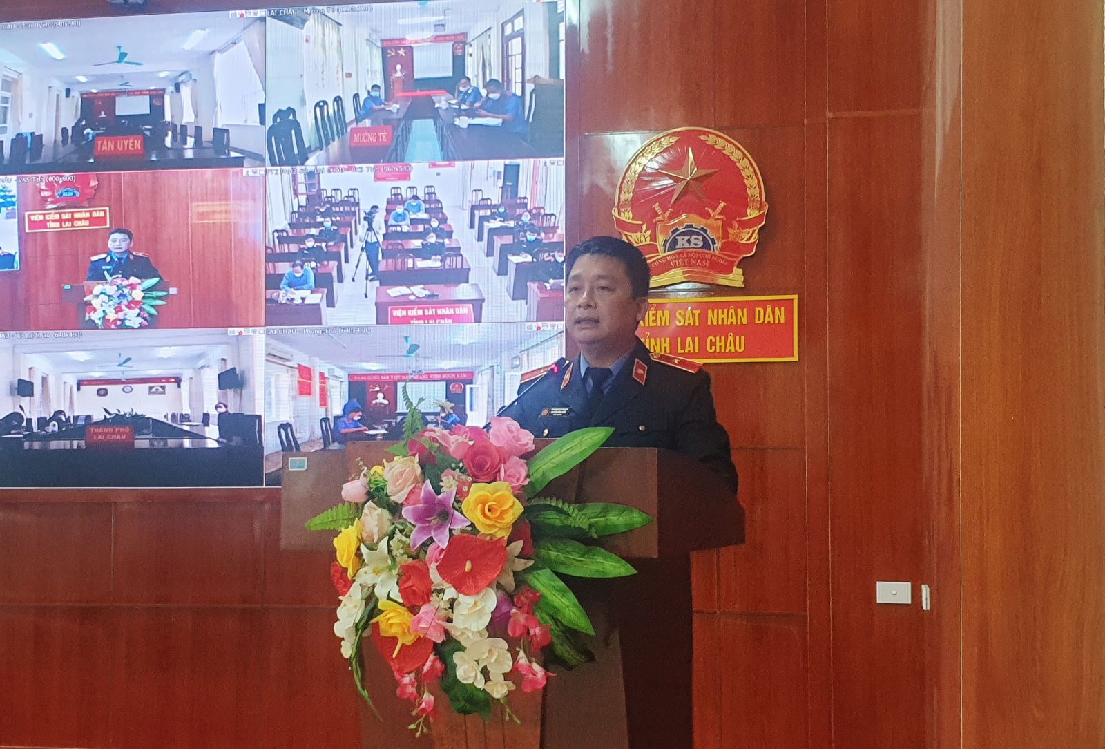 VKSND tỉnh Lai Châu tổ chức Hội nghị giao ban công tác kiểm sát quý I năm 2022