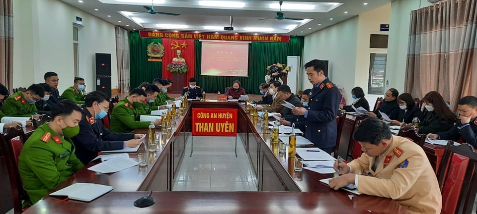 Liên ngành tố tụng huyện Than Uyên, tỉnh Lai Châu tổ chức hội nghị tổng kết công tác phối hợp liên ngành tố tụng năm 2021, triển khai nhiệm vụ công tác phối hợp năm 2022