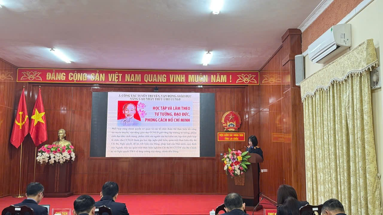 VKSND tỉnh Lai Châu tổ chức Hội nghị công chức, người lao động năm 2024