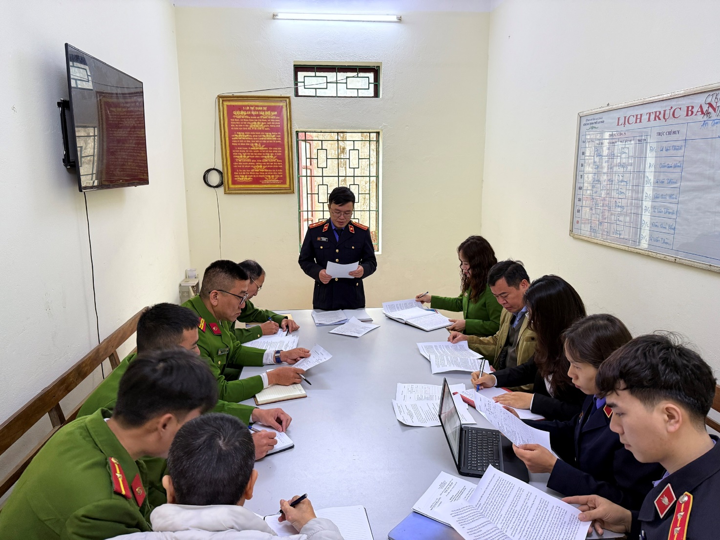 VKSND thành phố Lai Châu kiểm sát trực tiếp công tác quản lý tạm giữ, tạm giam, thi hành án hình sự tại Phân trại tạm giữ, tạm giam khu vực thành phố Lai Châu
