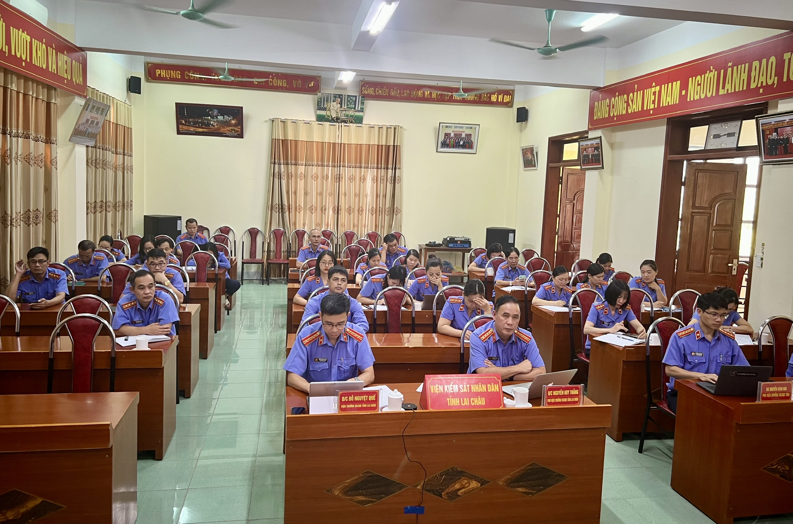 VKSND tỉnh Lai Châu dự Hội nghị trực tuyến quán triệt, triển khai thí điểm nền tảng Quản lý án hình sự tại các đơn vị VKSND tối cao và phổ biến, nâng cao nhận thức, kỹ năng chuyển đổi số và an toàn, an ninh mạng