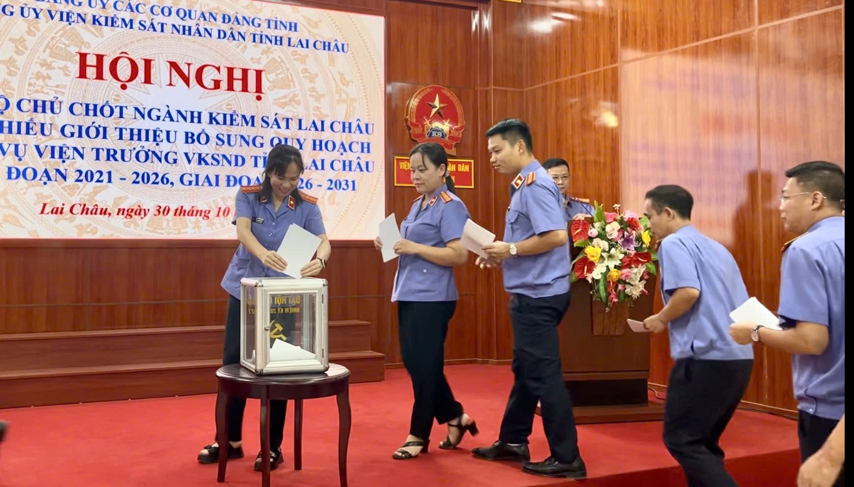 VKSND tỉnh Lai Châu tổ chức Hội nghị cán bộ chủ chốt để giới thiệu nhân sự quy hoạch chức vụ Viện trưởng VKSND tỉnh