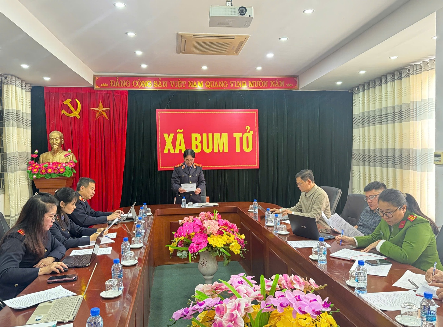 VKSND tỉnh Lai Châu trực tiếp kiểm sát việc thi hành án hình sự tại UBND xã Bum Tở, tỉnh Lai Châu