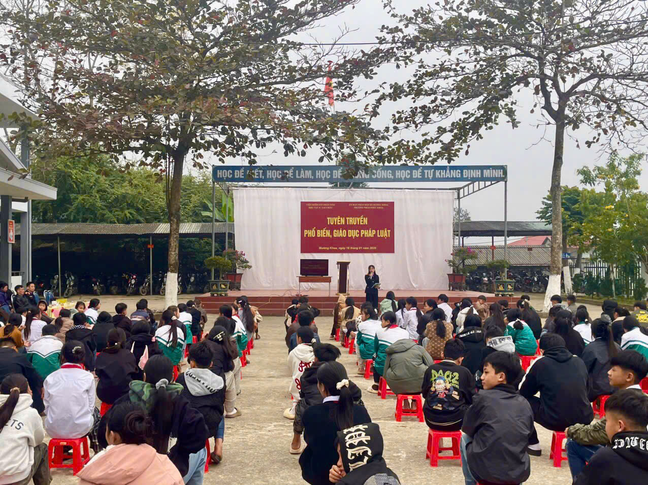 VKSND khu vực 2 – Lai Châu: Tuyên truyền, phổ biến pháp luật cho học sinh Trường THCS Phúc Khoa