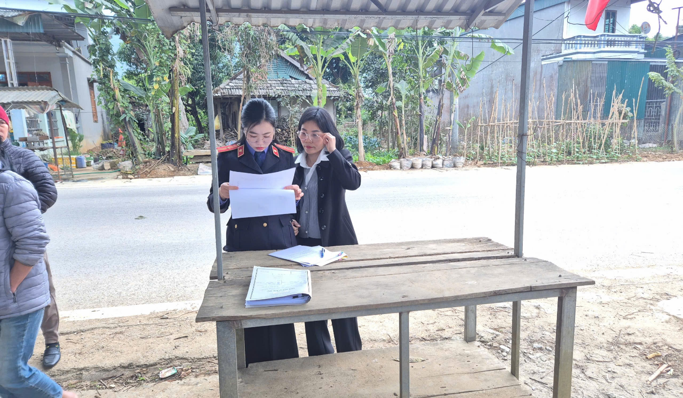 Viện kiểm sát nhân dân khu vực 2 – Lai Châu phối hợp với Tòa án nhân dân khu vực 2 – Lai Châu trong công tác xem xét thẩm định tại chỗ đối với vụ án “Tranh chấp quyền sử dụng đất”