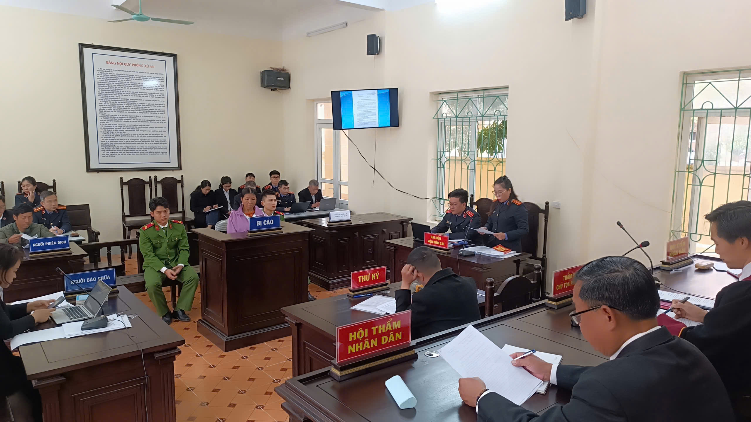 VKSND Khu vực 4 phối hợp tổ chức phiên tòa hình sự rút kinh nghiệm trực tuyến