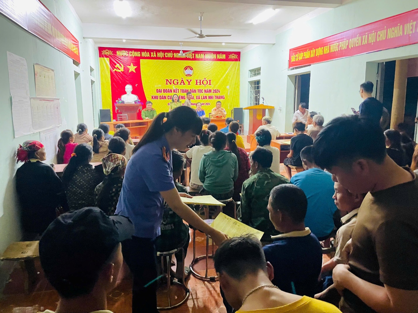 VKSND khu vực 1 tuyên truyền, phổ biến pháp luật tại tổ dân phố Sì Lèng Chải, phường Đoàn Kết