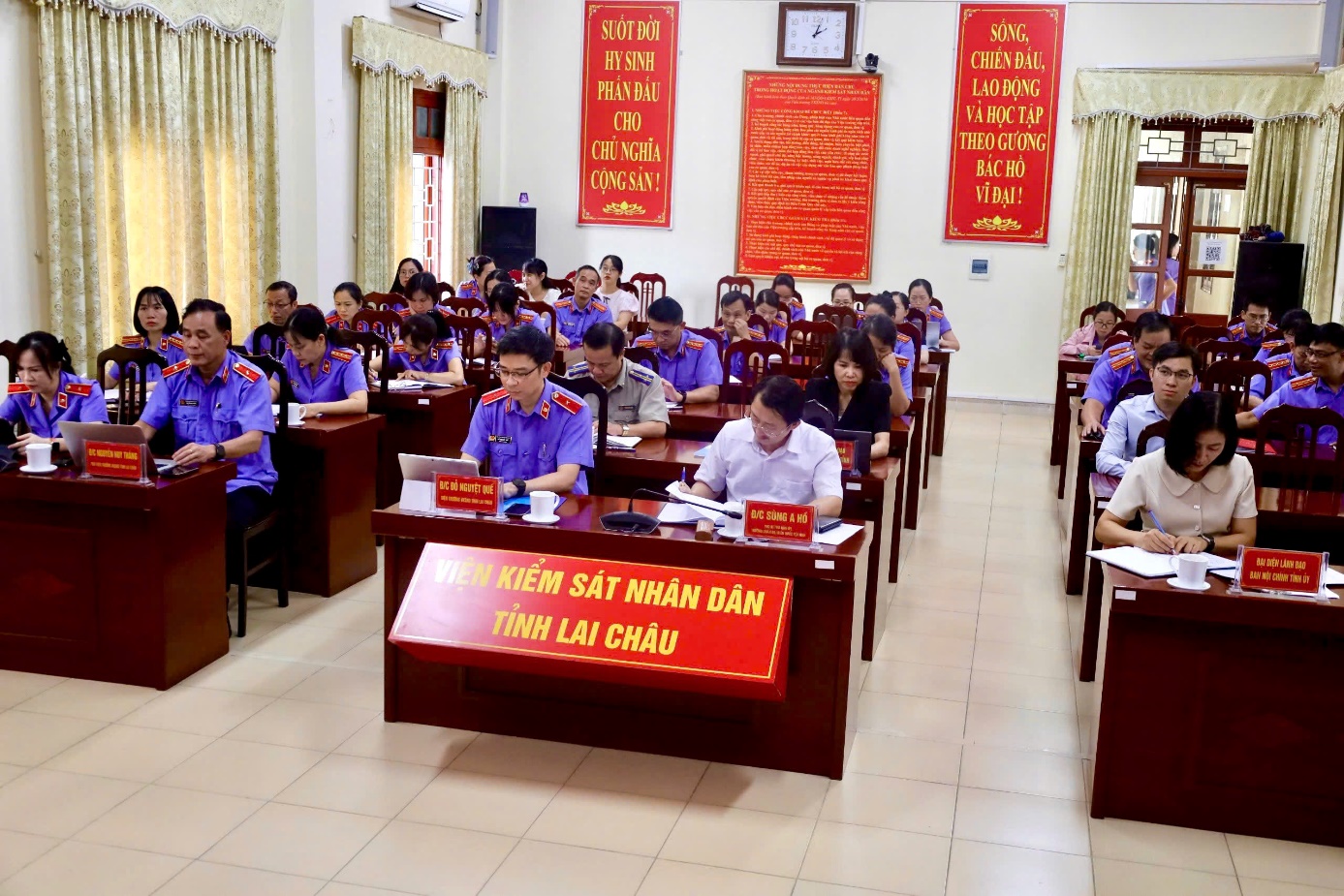 Đảng bộ VKSND tỉnh Lai Châu tham dự Hội nghị học tập, quán triệt Chỉ thị số 06-CT/TW, ngày 06/6/2026 của Bộ Chính trị về tăng cường sự lãnh đạo của Đảng đối với công tác kiểm sát nhân dân trong giai đoạn mới