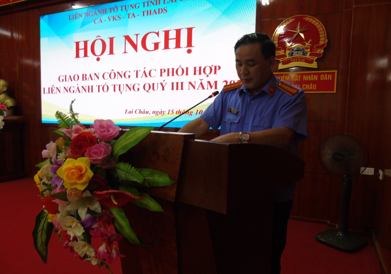 VKSND tỉnh Lai Châu: Chủ trì tổ chức Hội nghị giao ban công tác phối hợp liên ngành tố tụng quý III năm 2021