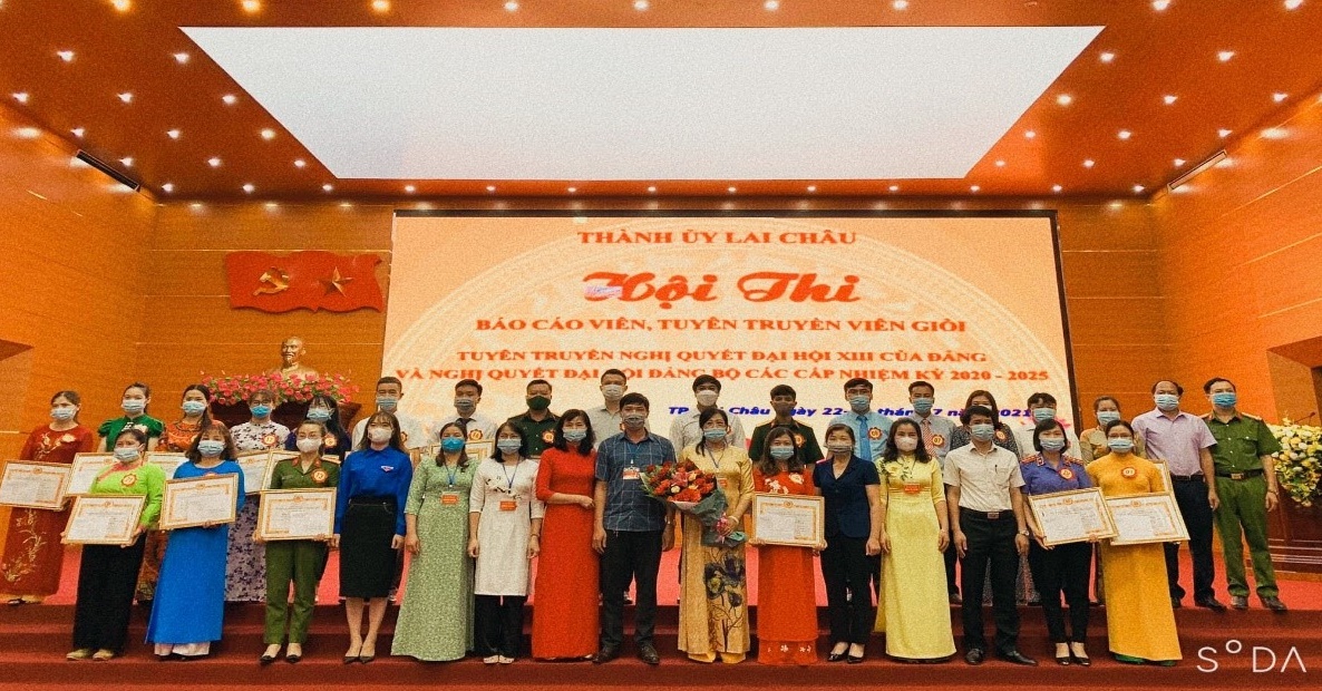 Chi bộ Viện KSND thành phố Lai Châu tham gia Hội thi Báo cáo viên, tuyên truyền viên giỏi Thành phố năm 2021