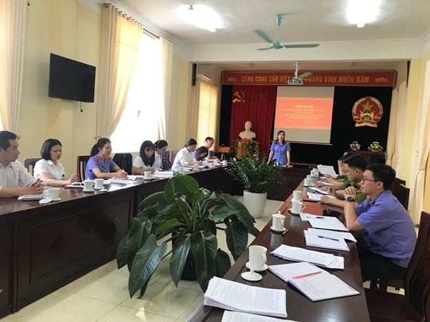 Liên ngành tố tụng thành phố Lai Châu tổ chức Hội nghị giao ban công tác phối hợp quý I năm 2021