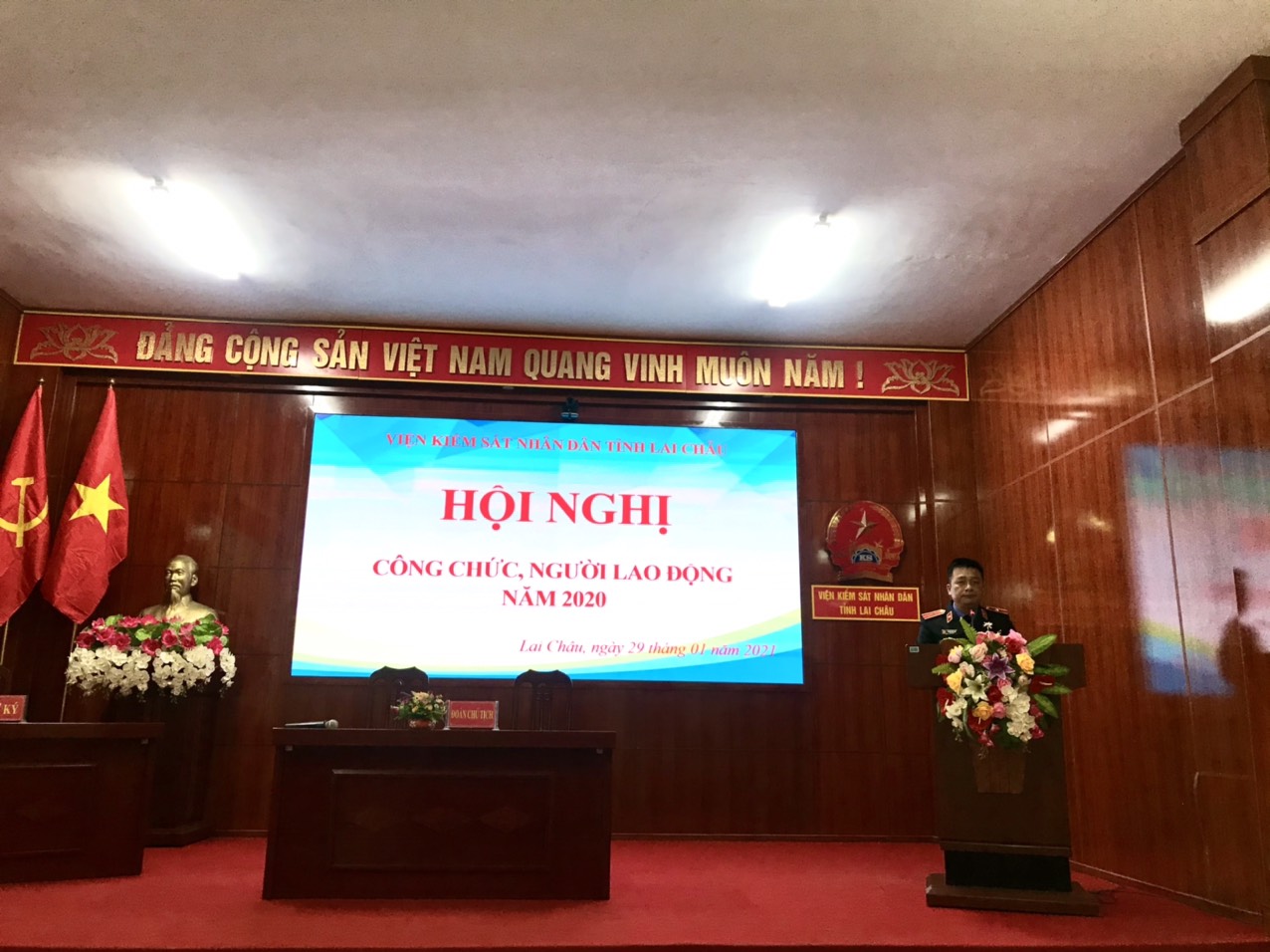 Công đoàn cơ sở Viện kiểm sát nhân dân tỉnh Lai Châu tổ chức Hội nghị CCNLĐ năm 2020 và triển khai công tác công đoàn năm 2021