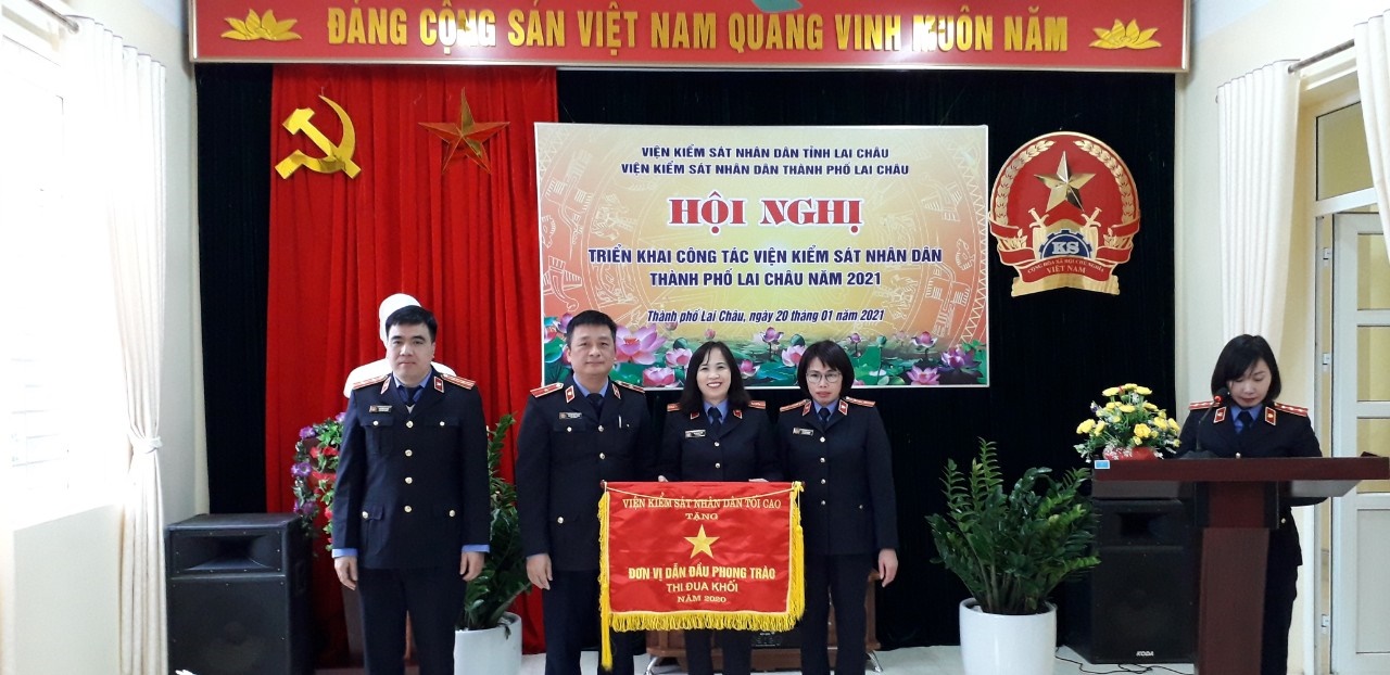 Viện kiểm sát nhân dân Thành phố Lai Châu tổ chức Hội nghị tổng kết công tác kiểm sát năm 2020, triển khai công tác năm 2021.