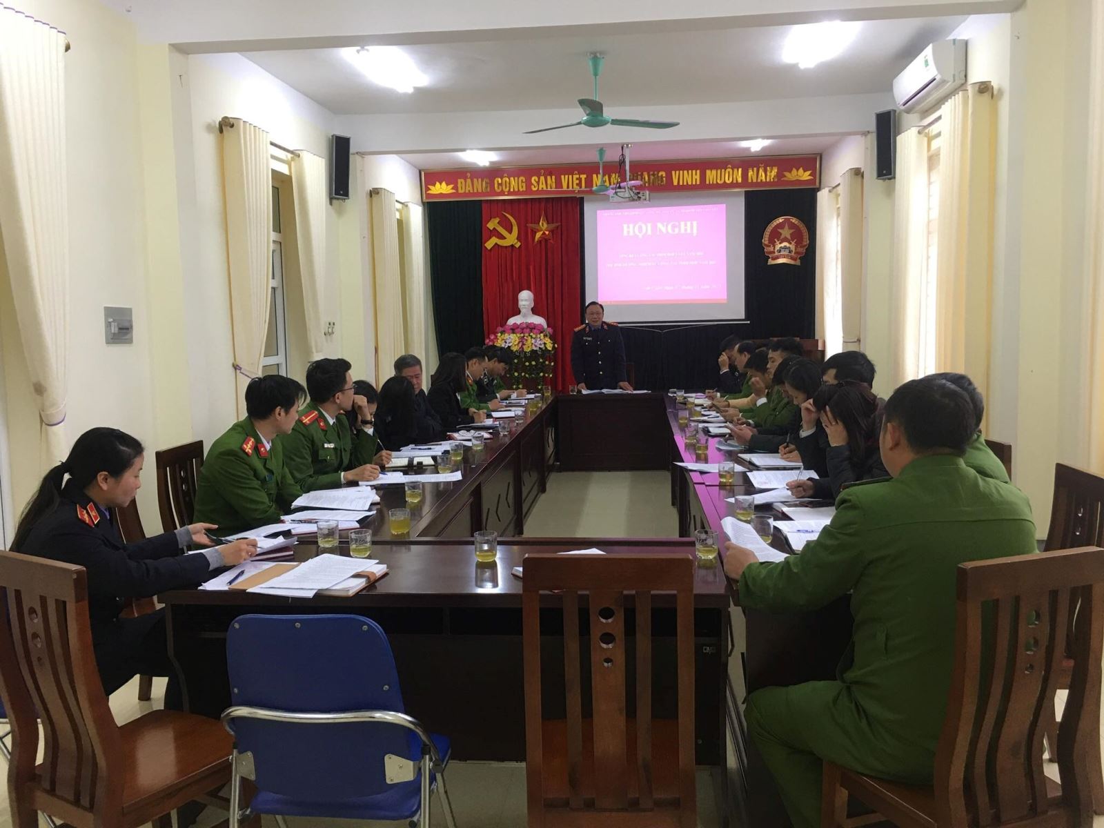 Liên ngành tố tụng huyện Tân Uyên, tỉnh Lai Châu tổ chức hội nghị tổng kết công tác phối hợp liên ngành tố tụng năm 2020, triển khai nhiệm vụ công tác phối hợp năm 2021