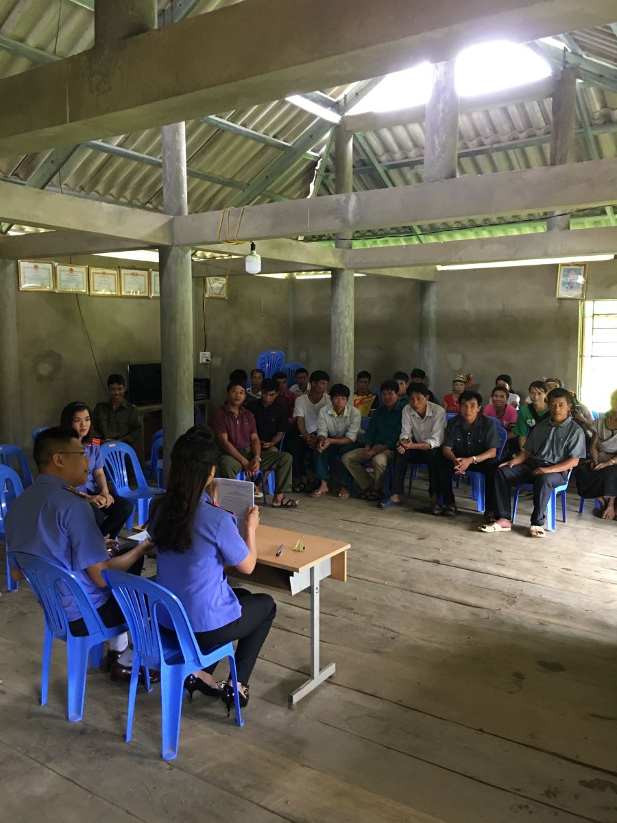 Tổ tuyên truyền Viện kiểm sát nhân dân huyện Tân Uyên tăng cường tuyên truyền pháp luật về phòng, chống ma túy
