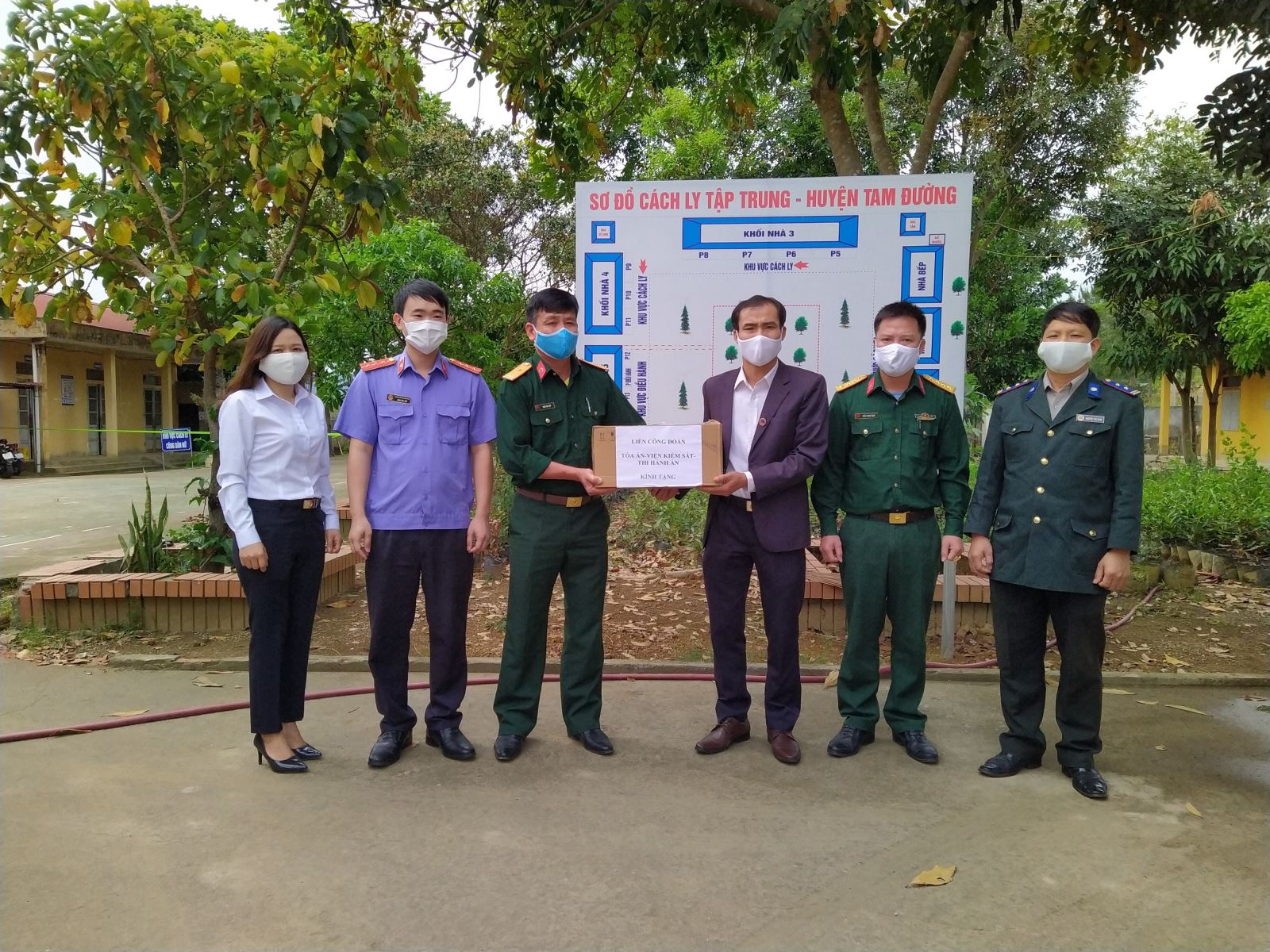 Công đoàn Viện kiểm sát nhân dân huyện Tam Đường chung tay phòng, chống dịch Covid - 19