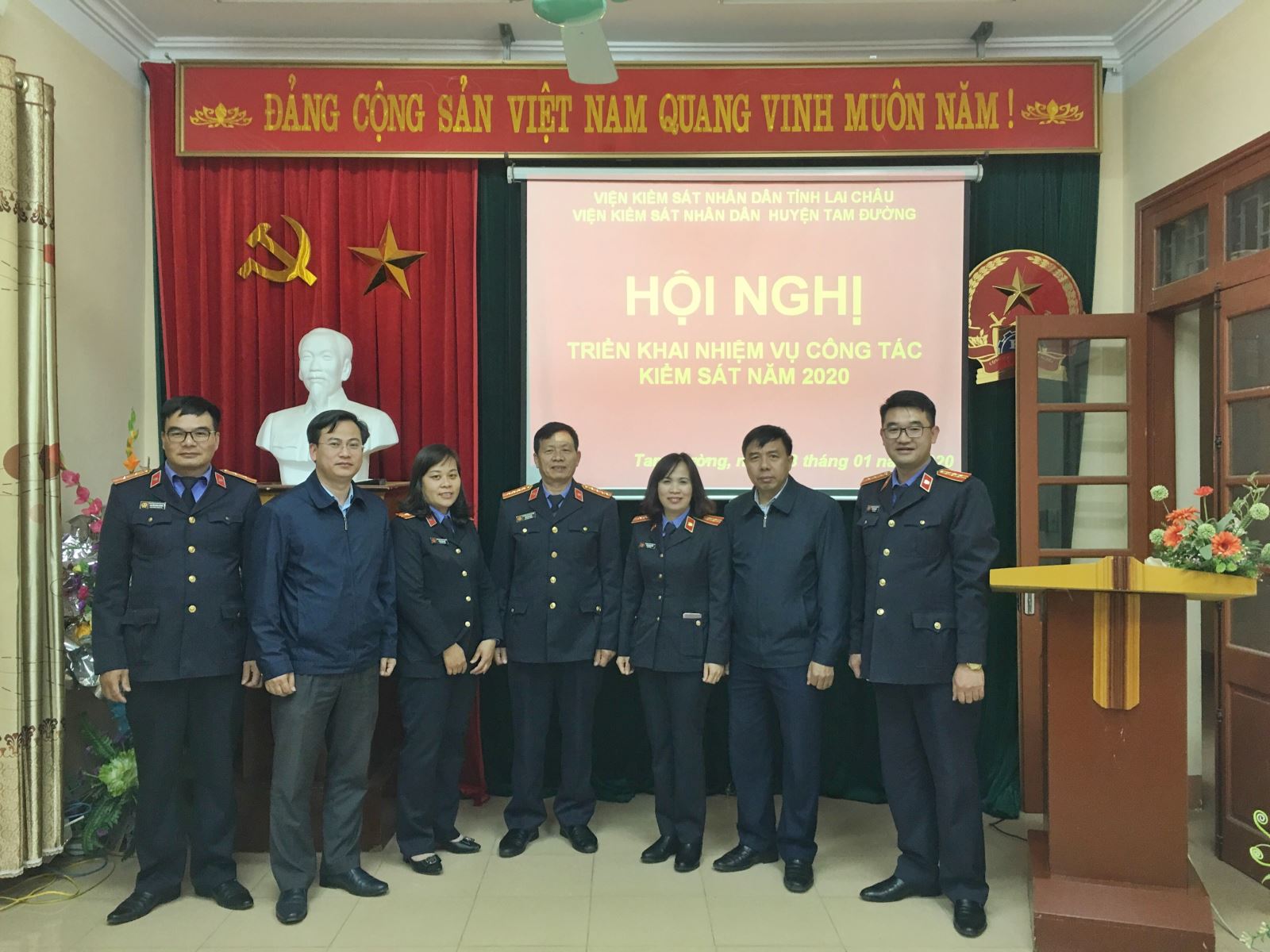 Viện kiểm sát nhân dân huyện Tam Đường tổ chức Hội nghị triển khai công tác kiểm sát năm 2020