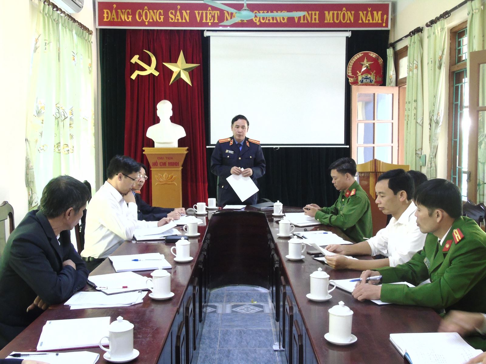 Kiểm tra công tác phối hợp liên ngành về trợ giúp pháp lý trong hoạt động tố tụng năm 2018 tại huyện Mường Tè