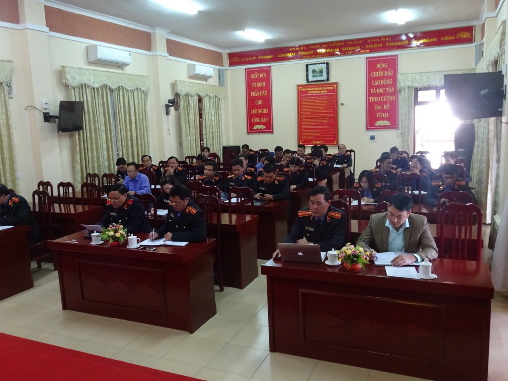 Viện kiểm sát nhân dân tỉnh Lai châu tổ chức hội nghị lấy phiếu tin nhiệm