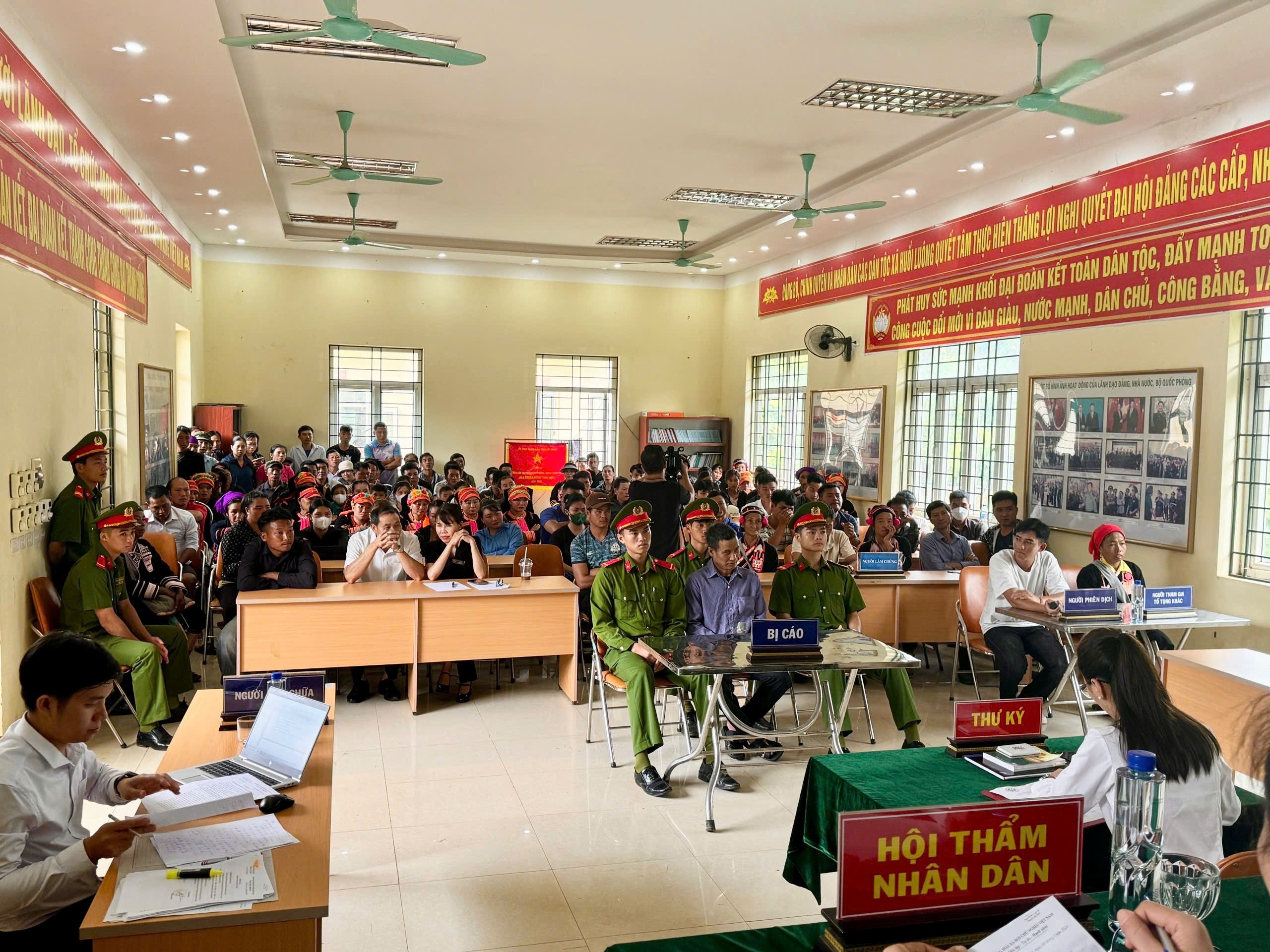 VKSND tỉnh Lai Châu tuyên truyền pháp luật thông qua phiên tòa xét xử lưu động