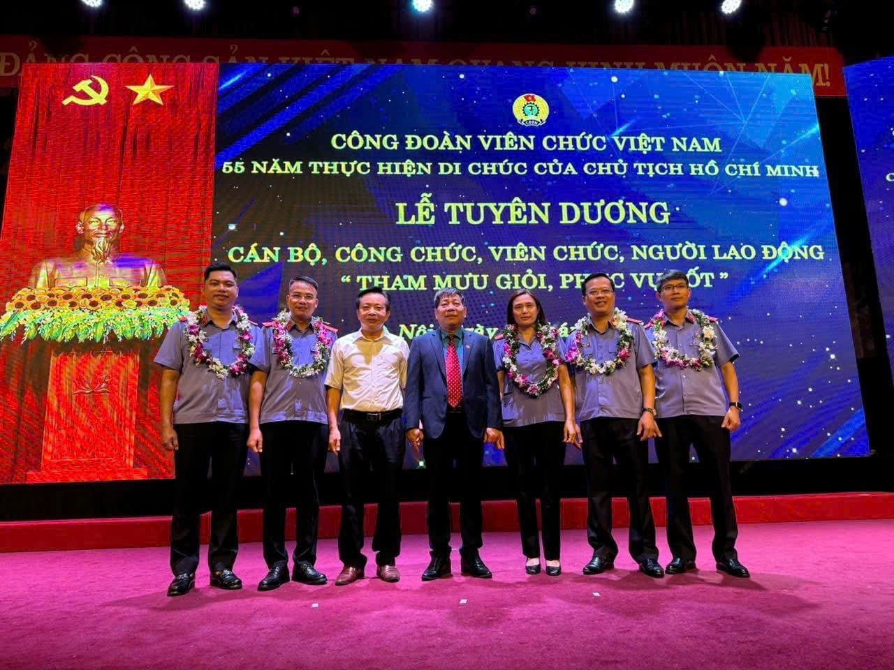 Công chức VKSND tỉnh Lai Châu vinh dự được Công đoàn Viên chức Việt Nam tuyên dương trong phong trào thi đua “Tham mưu giỏi, phục vụ tốt” giai đoạn 2019 - 2024