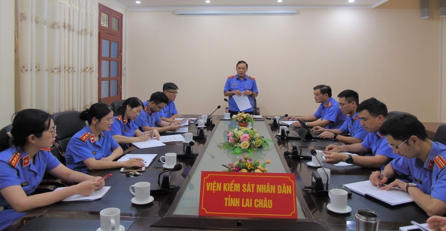 Công bố Kết luận thanh tra chuyên đề theo kế hoạch tại Phòng 1 VKSND tỉnh Lai Châu